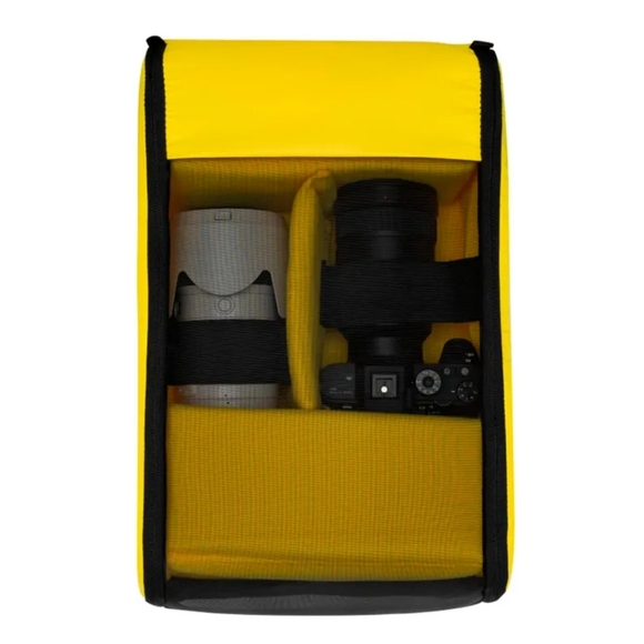 KOAH Black & Yellow DSLR Mirrorless Camera Backpack main image 8